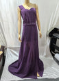 Big Sales Formal Party Long Evening Dress With Split Bridesmaid Gold Color Gowns Dresses