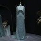 SharonSaid SS369A Dubai  Emerald Green Luxury Long Sleeves Muslim Evening Dress with Cape Women Wedding Special Occasion Gowns