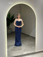 Vows Tube Top Robe De Cocktail Femme Fishtail Skirt Elegant Women's Dresses for Wedding Party Dress Custom Made Sequins