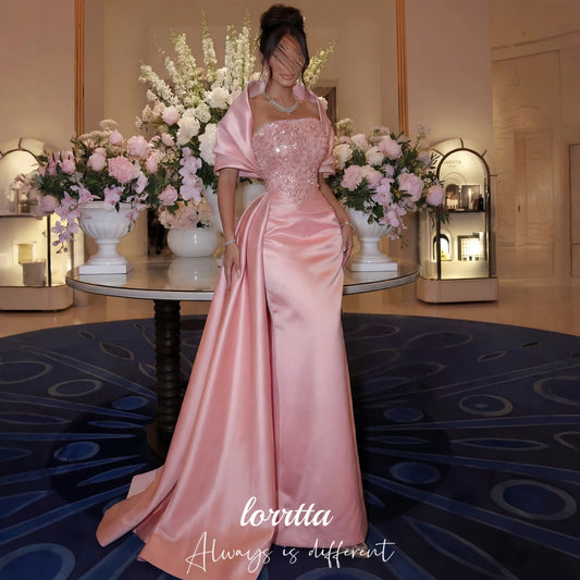 Lorrtta Customized pink Elegant Party Dresses birthday dress festa платье женское vestidos de fiesta Prom Dresses mermaid Dress